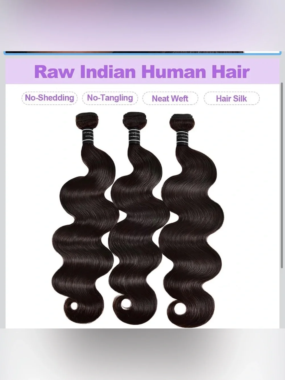 Body Wave Bundles Human Hair 16 16 16 Inch Human Hair Bundle 100% Unprocessed